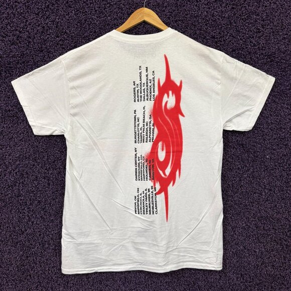 Slipknot 2021 Knotfest Roadshow Tour Stops Band T-Shirt L - Picture 3 of 4